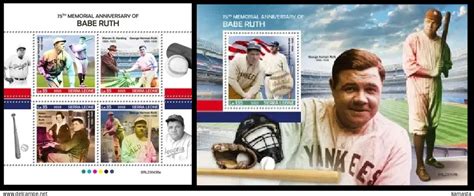 Baseball Sierra Leone 2023 75th Memorial Anniversary Of Babe Ruth