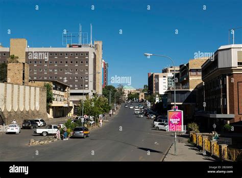 Kingsway Maseru Lesotho Stock Photo Alamy