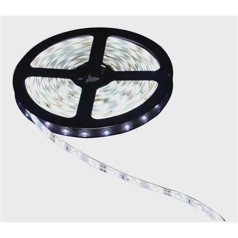 Fita Led 5050 5 Metros C silicone Ip65 Branco Frio Fonte em Promoção