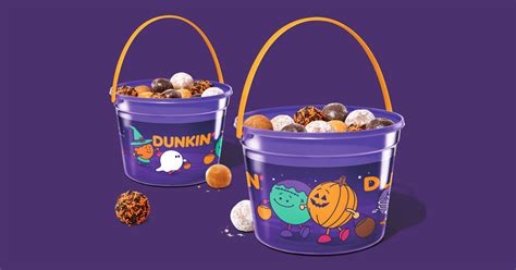 Dunkins Munchkins Bucket And Halloween Menu Are Now Available