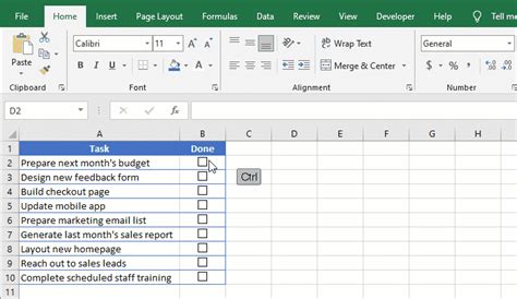 How To Make A Cell A Checkbox In Excel Online Printable Online