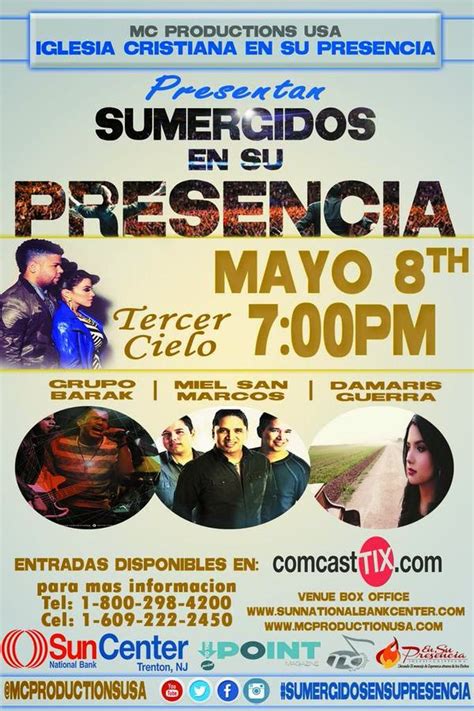 Concierto Sumergidos En Su Presencia New Jersey Usa 8 Mayo 2015