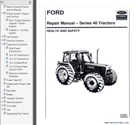 Ford 5640 6640 7740 7840 8240 8340 Workshop Repair Service Manual Pdf Automotive Manuals