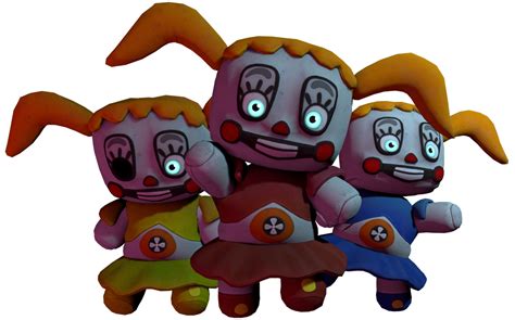 Fnaf Hw2sfm Plush Babys By Zoinkeesuwu On Deviantart