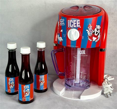 Genuine Icee Brand Counter Top Sized Icee At Home Shaved Ice Slushie