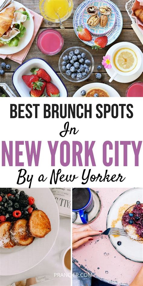 Best Brunch Spots in NYC | PRANCIER | Nyc breakfast, Brunch spots ...