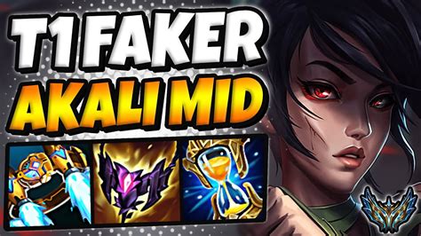 T1 Faker Akali Vs Yone [ Mid ] Patch 12 13 Korea Challenger Youtube