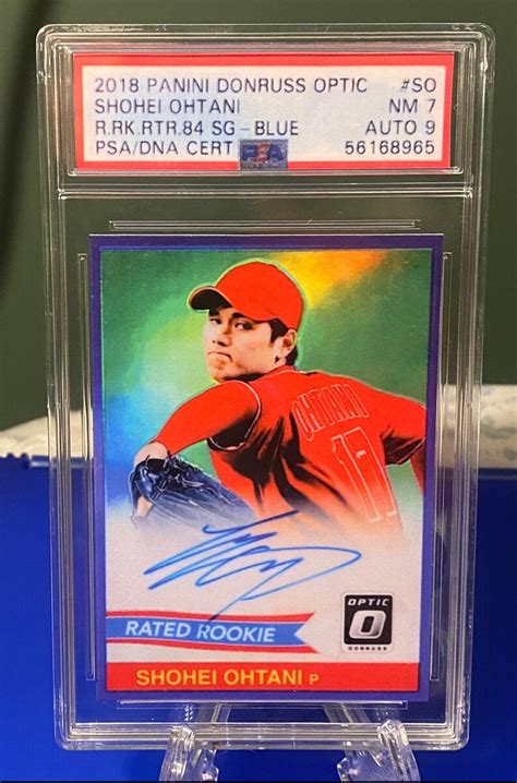 2018 Donruss Optic Shohei Ohtani Retro 84 Sig Rookie Reprint Etsy