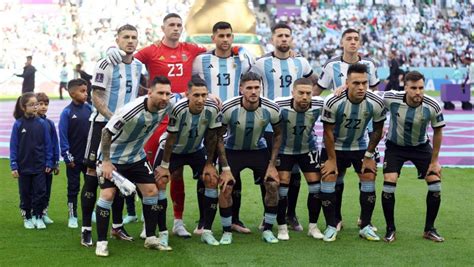 Mundial Qatar 2022 Argentina El Once De Argentina De Galera ¿y