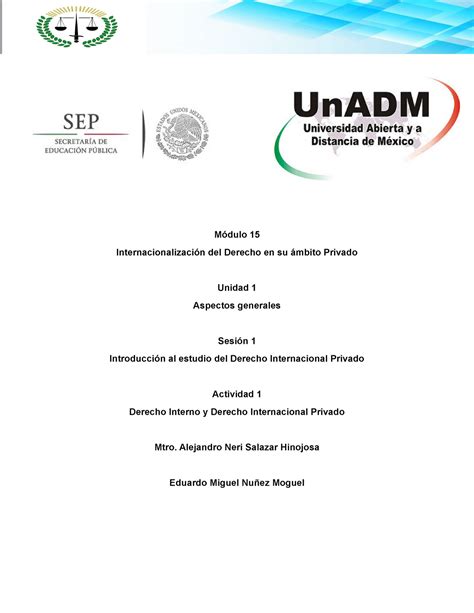 M15 U1 S1 EDNM ACT Integradora Módulo 15 Internacionalización del