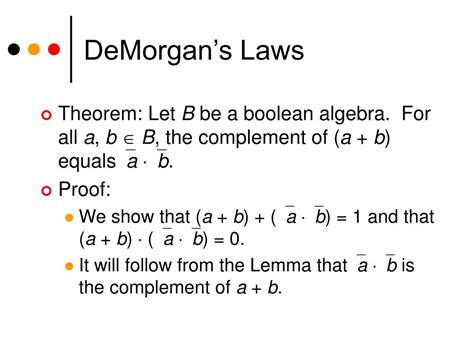 Ppt Boolean Algebras Powerpoint Presentation Free Download Id6695588