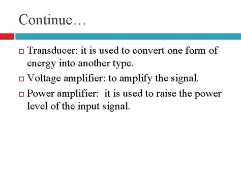 Unit 3 Power Amplifiers Outline 3 1 Concept