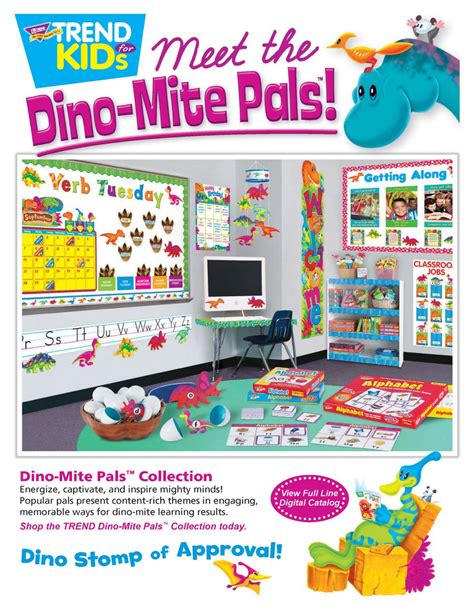 Trend Meet The Dino Mite Pals™ Catalog Dinosaur Classroom Dinosaur Theme Future Classroom