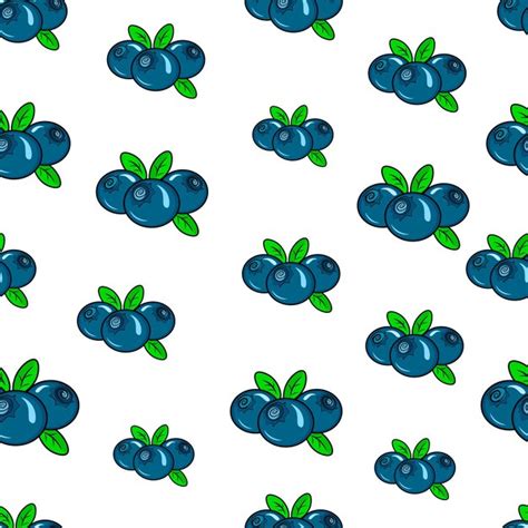 Premium Vector Seamless Pattern With Berries And Leaves