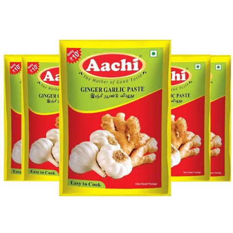 Aachi Ginger Garlic Paste G Pack Of Amazon In Grocery