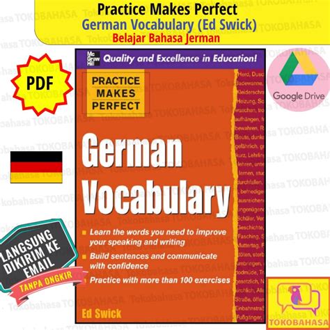 Jual File Practice Makes Perfect German Vocabulary Belajar Bahasa