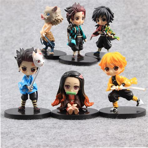 Buy Pcs Demon Slayer Figure Set Cm Anime Figurine Toy Kimetsu No