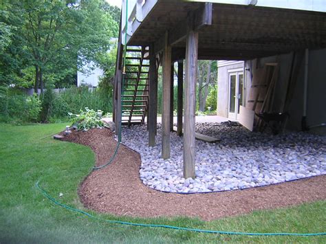 Under Deck Work The Landscape Design Center