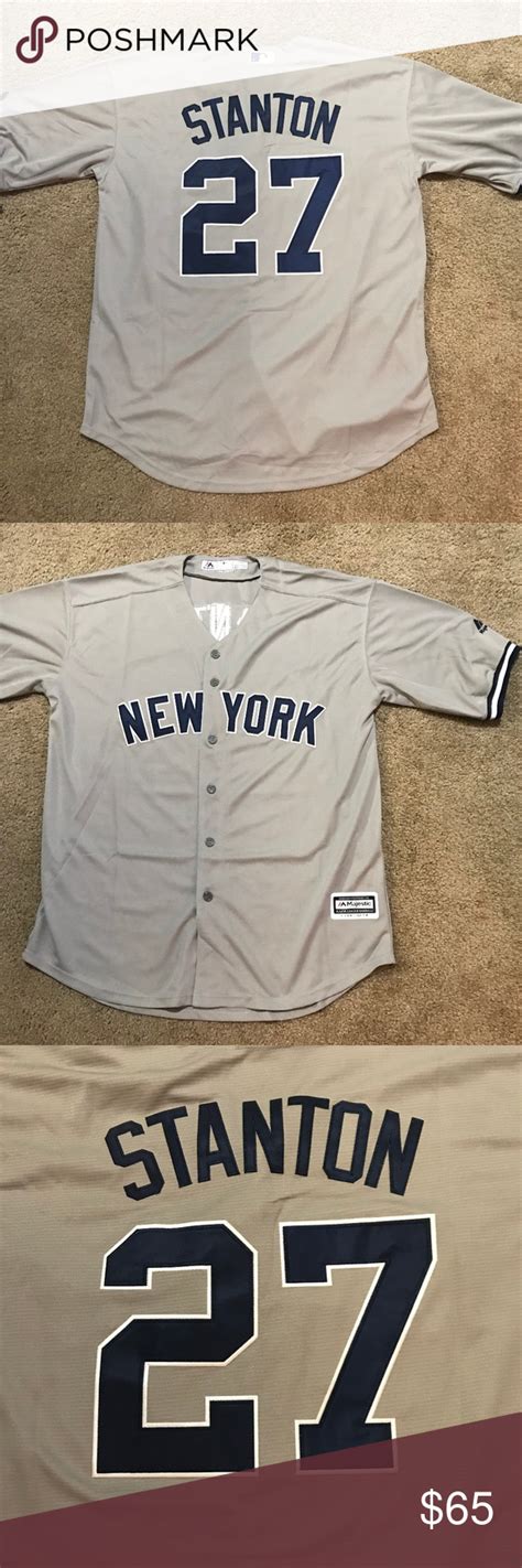 MLB New York Yankees Giancarlo Stanton Jersey NEW | Majestic shirts ...