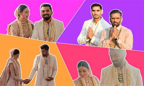 Unseen Glimpses From KL Rahul And Athiya Shetty S Intimate Wedding