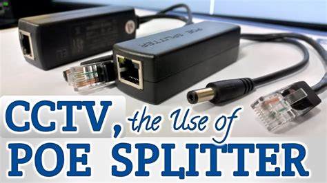 How To Use POE Splitters To Connect Non POE IP Cameras YouTube