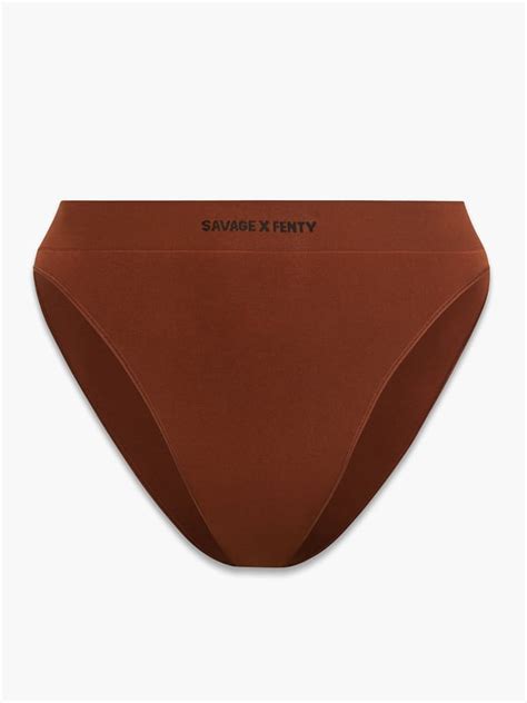 Seamless High Waist Bikini Panty In Brown SAVAGE X FENTY