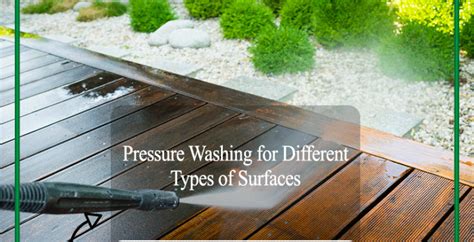 Pressure Washing For Different Surfaces Greenhub