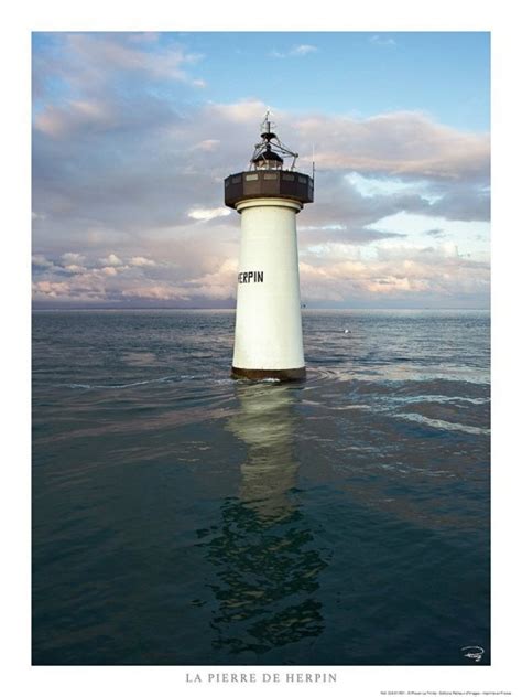 Poster Le Phare De La Pierre De Herpin Ille Et Vilaine Bretagne Par