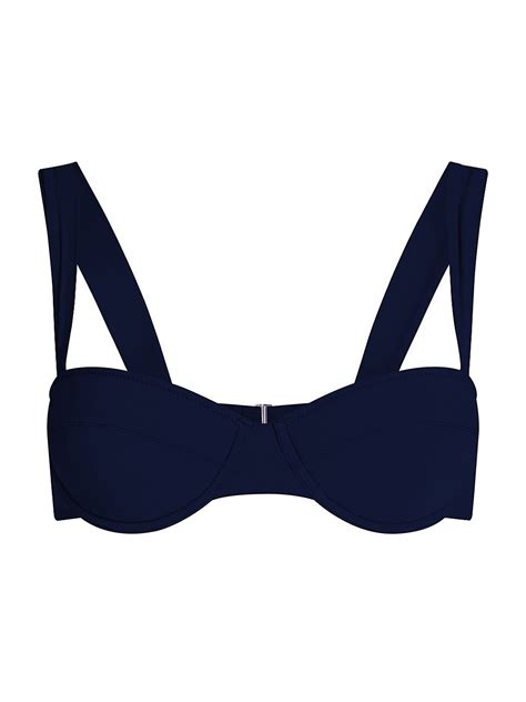 VALIMARE Athens Balconette Bikini Top Blue Editorialist