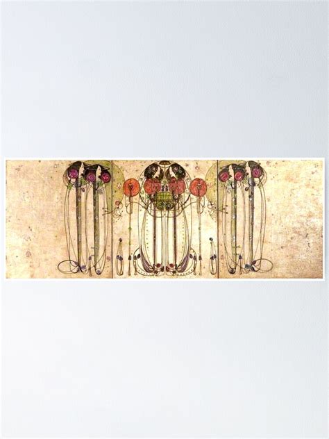 Charles Rennie Mackintosh The Wassail 1900 Poster For Sale By