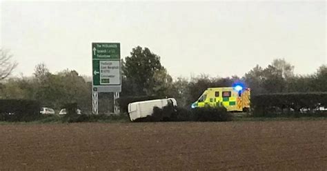 A12 Colchester Traffic Video Shows Vehicle In Verge As Crash Causes 30