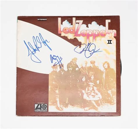 "Led Zeppelin II" Autographed Album (No Bonham) - YourPremierMemorabilia