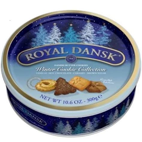 Royal Dansk Butter Cookies Winter Cookie Collection Cookie Tin ...