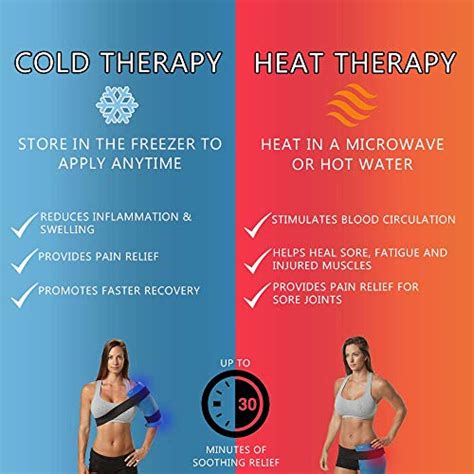 ComfiLife Ice Packs For Injuries Reusable Hot Cold Pack With Wrap Flexible Gel Pack Ice