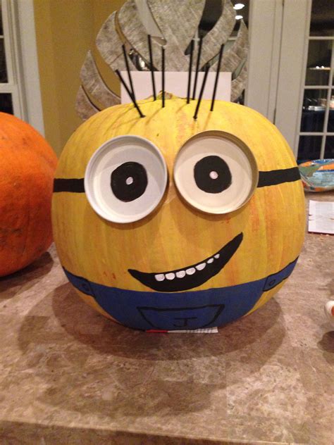 My Minion Pumpkinpaintedbyrachel Minion Pumpkin