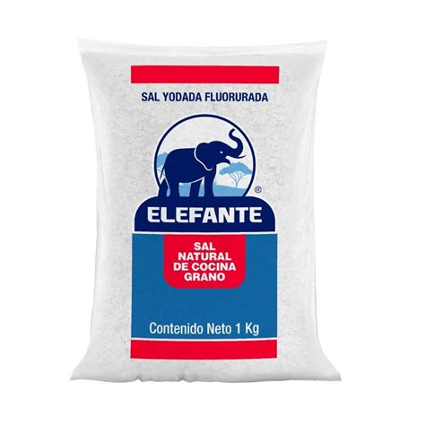 Sal Elefante Natural De Cocina En Grano 1 Kg Walmart