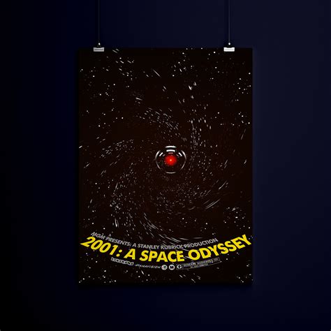 2001 A Space Odyssey /Movie Cover Redesign on Behance