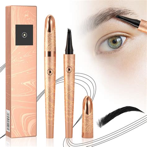 Amazon Upgrade Waterproof Microblading Eyebrow Pen 3D