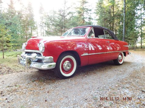 1951 Ford Convertible Show Car Condition Flat Head V 8 Rat Rod Custom