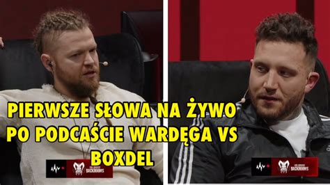 Pierwsze S Owa Na Ywo Po Podca Cie Ward Ga Vs Boxdel Youtube