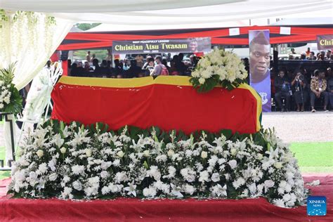 People Attend Ghanaian Footballer Christian Atsu S Funeral In Ada Xinhua