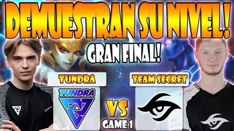 TEAM SECRET VS TUNDRA BO5 GAME 1 GRAN FINAL SKITER VS RESOLUT1ON THE