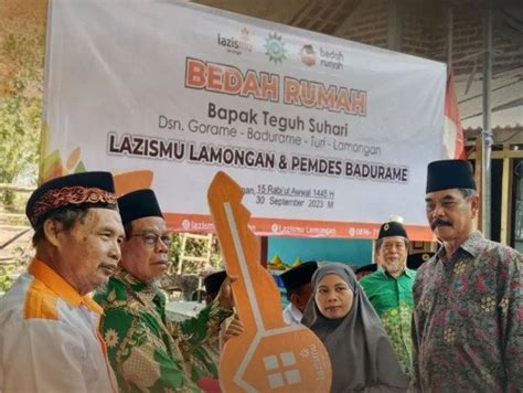 LAZISMU KEMBALI BEDAH RUMAH WARGA KABUPATEN LAMONGAN Lazismu