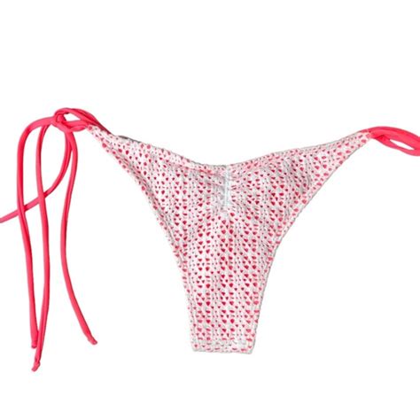 Divino Seas Swim Divino Seas Barbie Bikini Bottom Whitepink Size