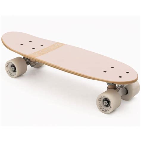 Skateboard En Bois Couleur Rose Banwood