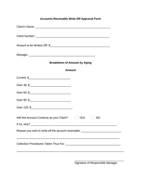 Accounts Receivable Form Fill Out And Sign Online Dochub