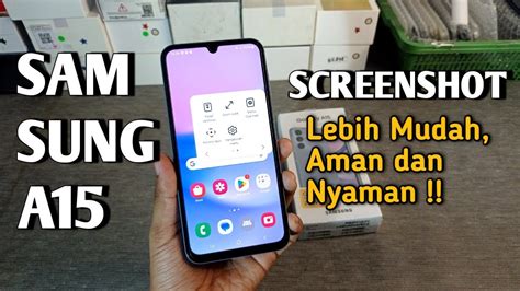 Cara Screenshot Tanpa Tombol Di Hp Samsung A15⁉️ Baidawigadget Youtube