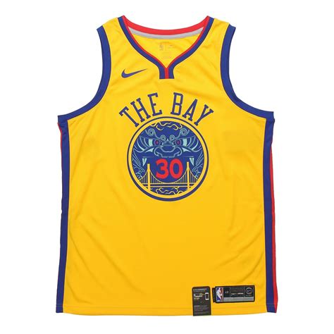 Nike Nba 30 Golden State Warriors Stephen Curry Jersey Yellow 912101 728