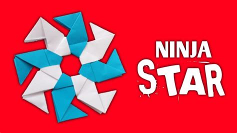 How To Make Paper Ninja Star Very Easy And Beautiful 😍 Ultra Craft