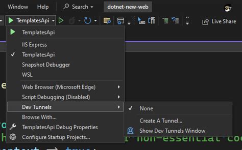 Dev Tunnels In Visual Studio For ASP NET Core Projects Visual Studio Blog